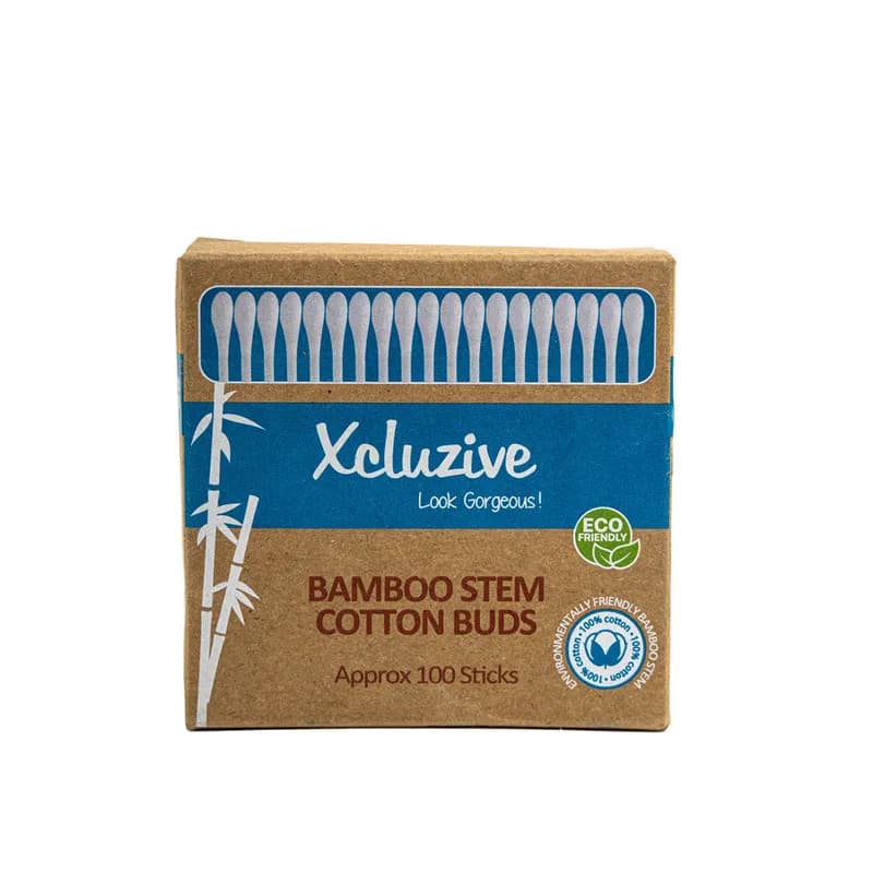 Xcluzive Bamboo Stem Cotton Buds -100's x 3 Value Pack
