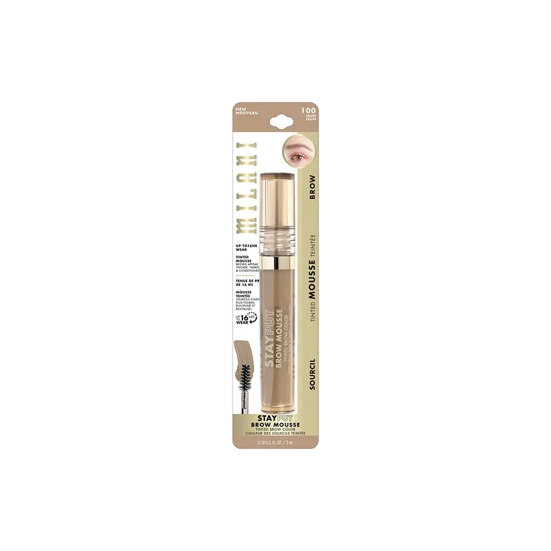 Milani Stay Put Tinted Brow Mousse 100 Taupe