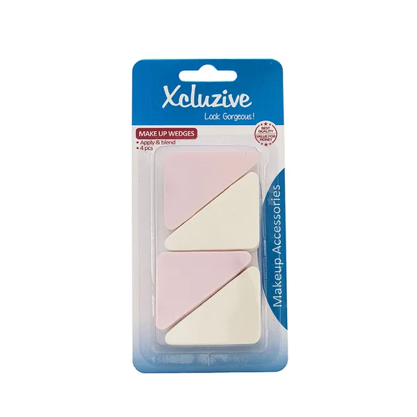 Xcluzive 4 Latex Wedges(Foundation Sponges)*
