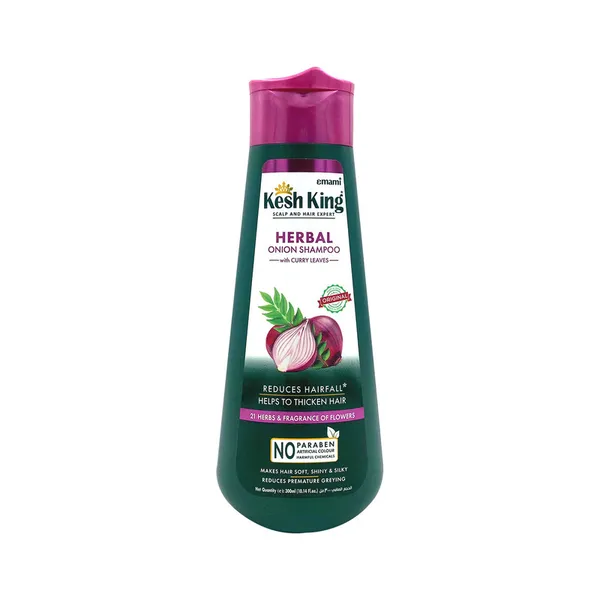 Kesh King Scalp and Hair Expert Onion Shampoo with Curry Leaves 300Ml