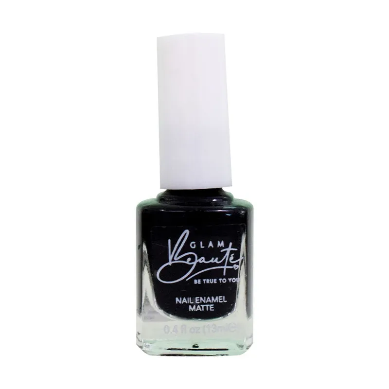 GlamBeaute Nail Enamel 47 - Solid Black