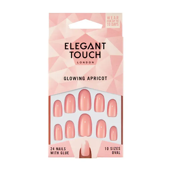 Elegant Touch Colour Nails - Glowing Apricot