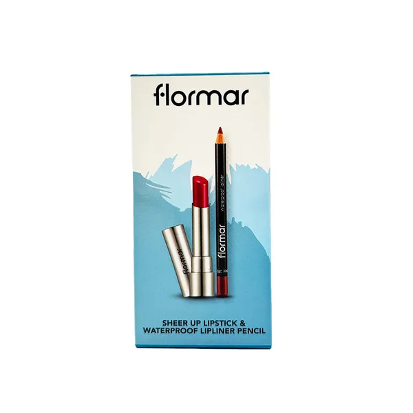 Flormar Sheer Up Lipstick + Lip Liner Assorted