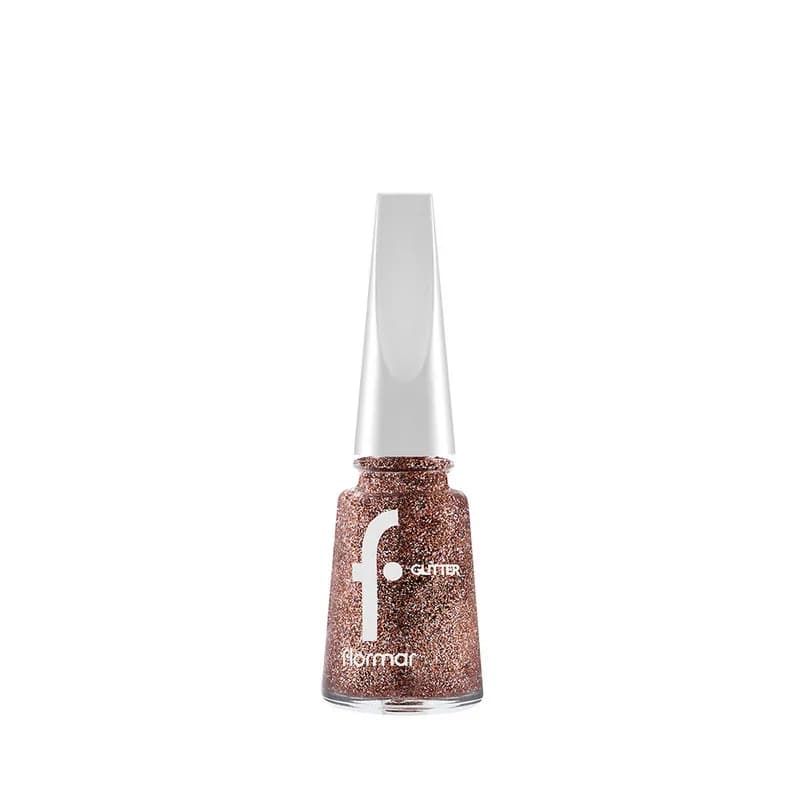Flormar Glitter Nail Enamel - GL43 Rosegold New