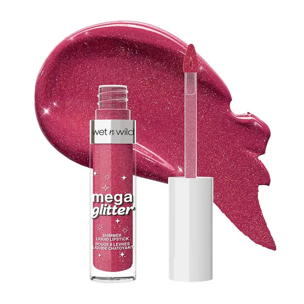 WnW Mega Glitter Shimmer Liquid Lipstick - Pink Future