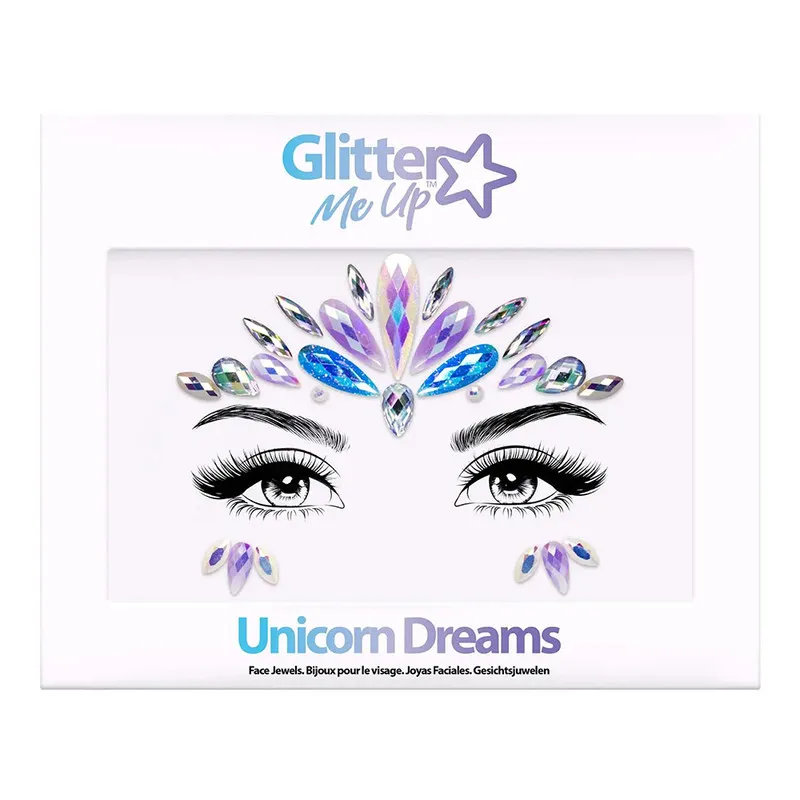 Glitter Me Up Unicorn Dreams Face Jewels