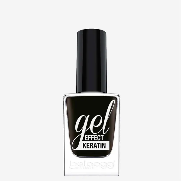 Bellaoggi Nail Polish Gel Effect Keratin - Black Affair