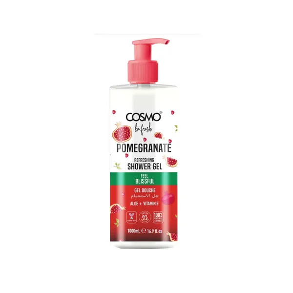 Cosmo Be Fresh Pomegranate Shower Gel 1000Ml