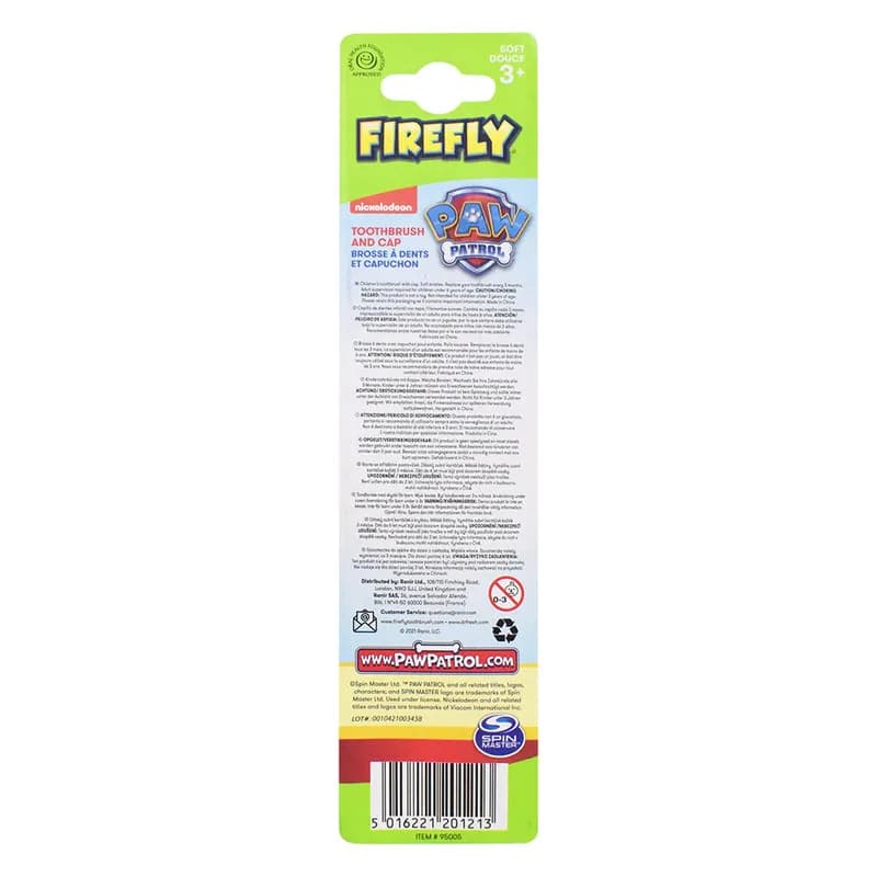 Firefly Paw Patrol Single Brush & Cap