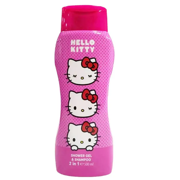 Air-Val Hello Kitty Shower Gel & Shampoo 2 in 1 500Ml