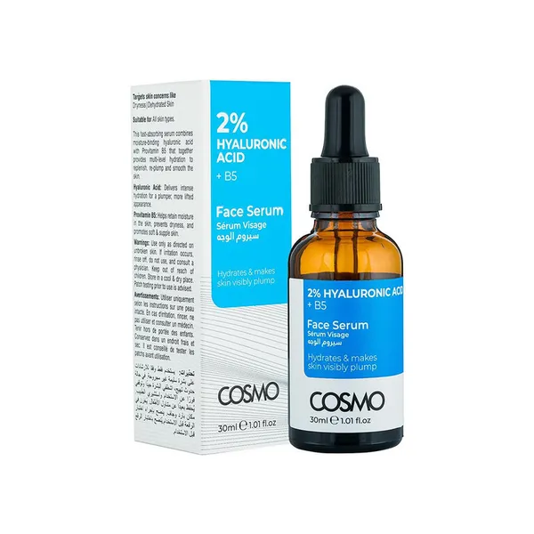 Cosmo 2% Hyaluronic Acid + B5 Face Serum 30ml